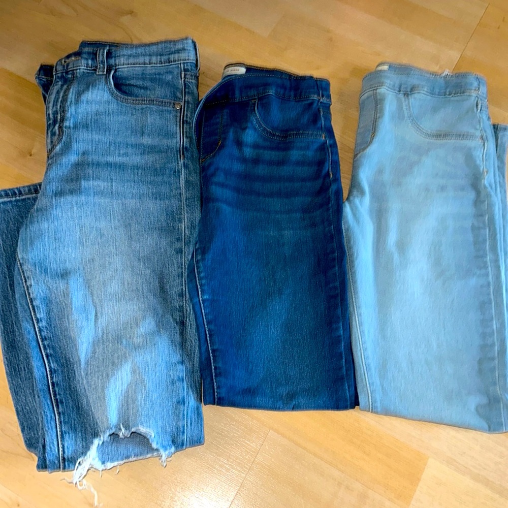 3 pairs of jeans size 16